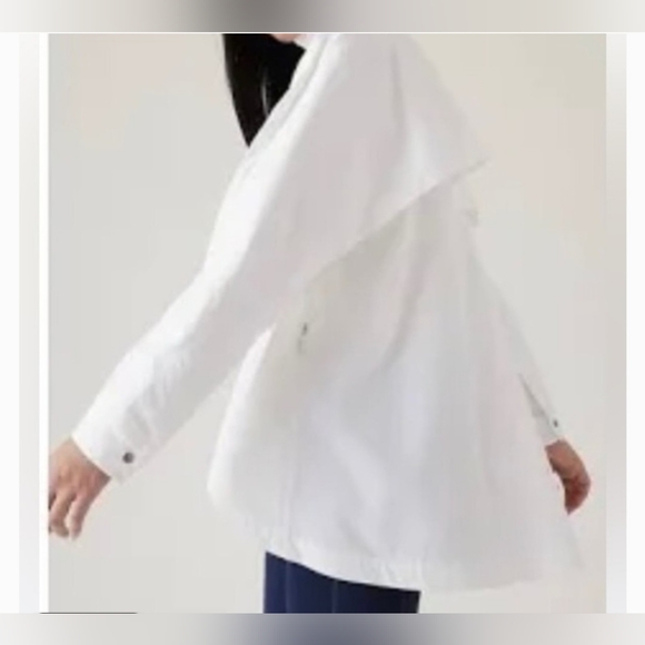Athleta Advantage Poplin Windbreaker Jacket, Women's Size Small - Picture 5 of 9
